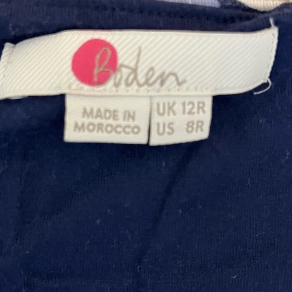 Boden Navy floral pattern dress women’s size 8R - Picture 3 of 3